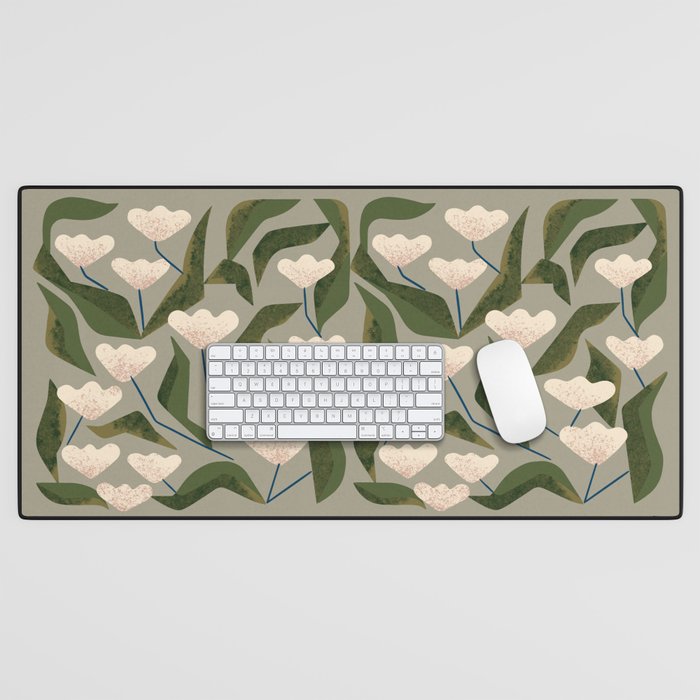 Snowdrops Desk Mat Gallery Image 1