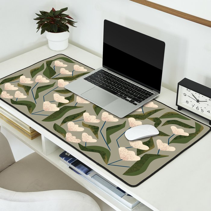 Snowdrops Desk Mat Gallery Image 2