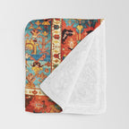 Bakshaish Antique Persian Carpet Print Throw Blanket Gallery Image 3