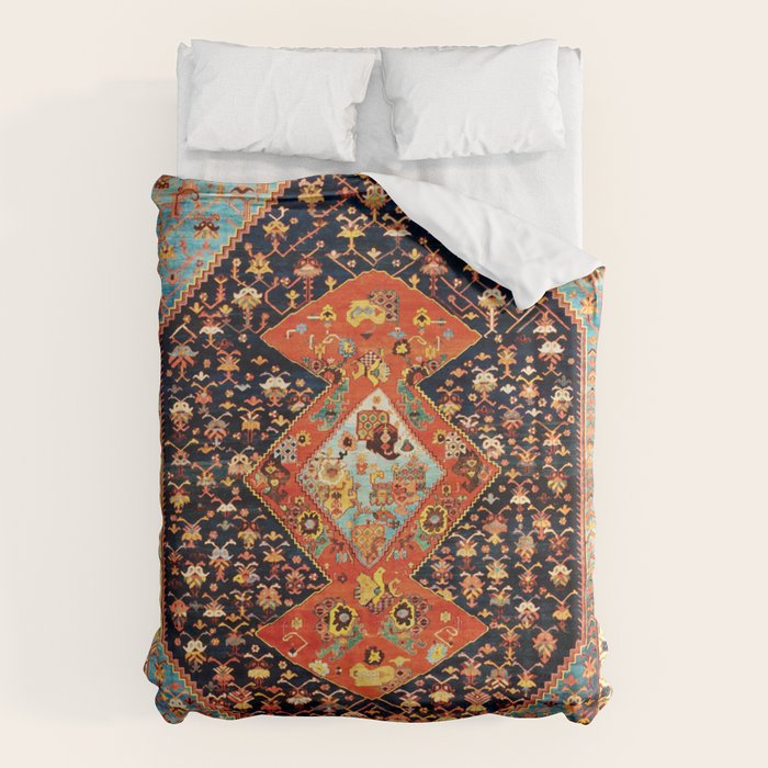Bakshaish Antique Persian Carpet Print Duvet Cover Gallery Image 6