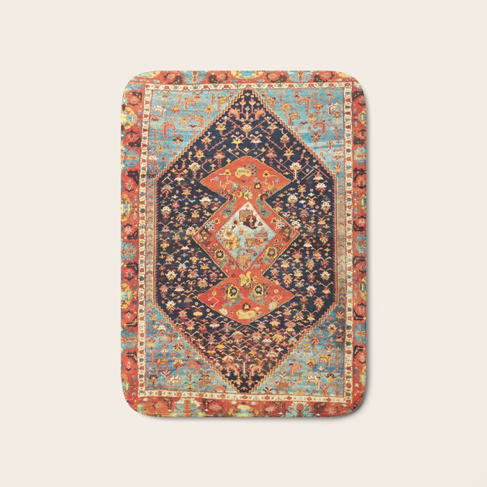 Bakshaish Antique Persian Carpet Print Bath Mat Gallery Image 1