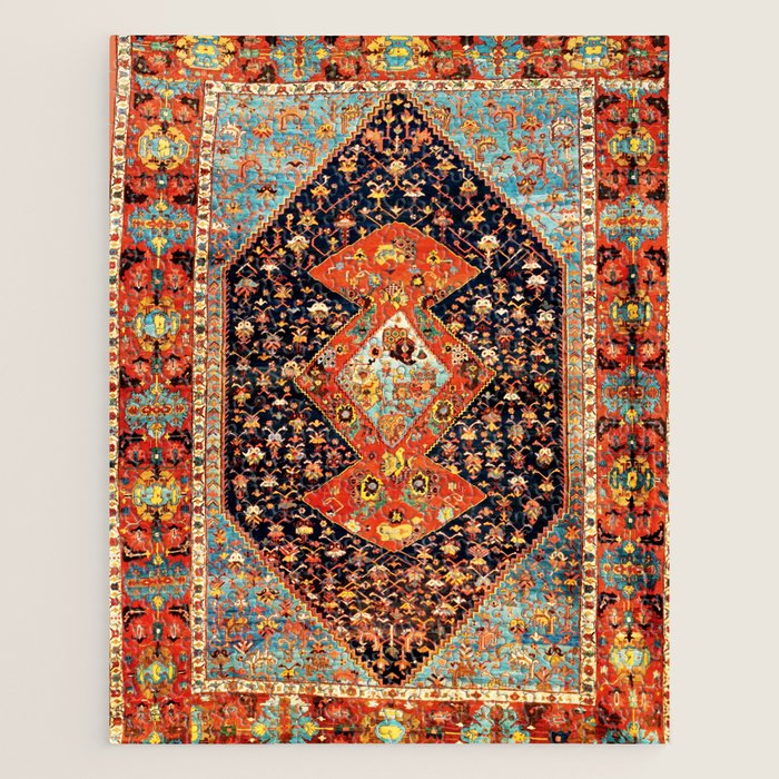 Bakshaish Antique Persian Carpet Print Jigsaw Puzzle Gallery Image 1
