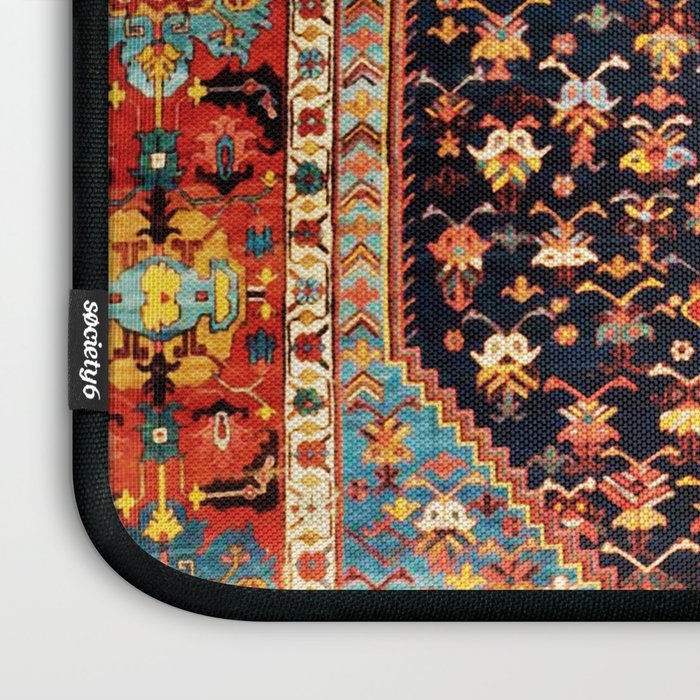 Bakshaish Antique Persian Carpet Print Laptop Sleeve Gallery Image 3