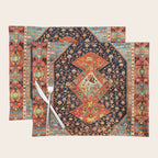 Bakshaish Antique Persian Carpet Print Placemat Gallery Image 1