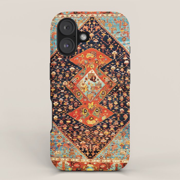 Bakshaish Antique Persian Carpet Print iPhone Case Gallery Image 1