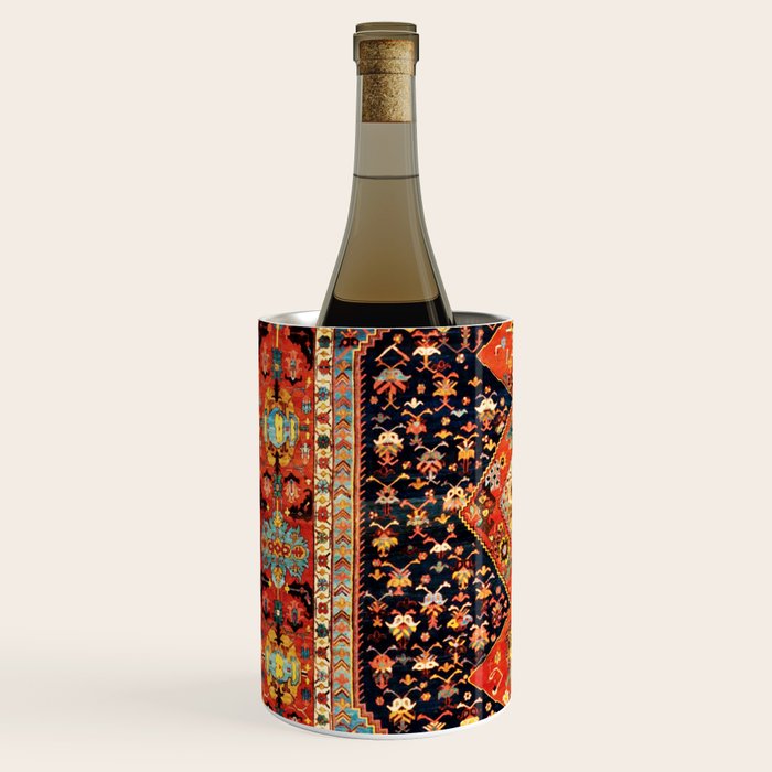 Bakshaish Antique Persian Carpet Print Wine Chiller Gallery Image 2