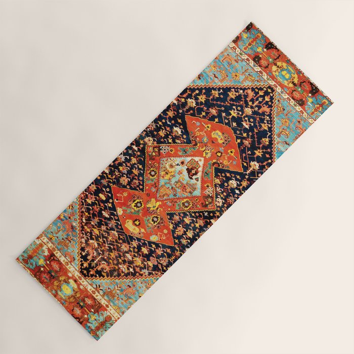 Bakshaish Antique Persian Carpet Print Yoga Mat Gallery Image 1