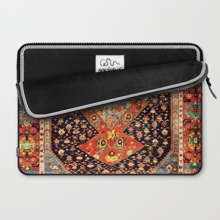 Bakshaish Antique Persian Carpet Print Laptop Sleeve Gallery Image 2