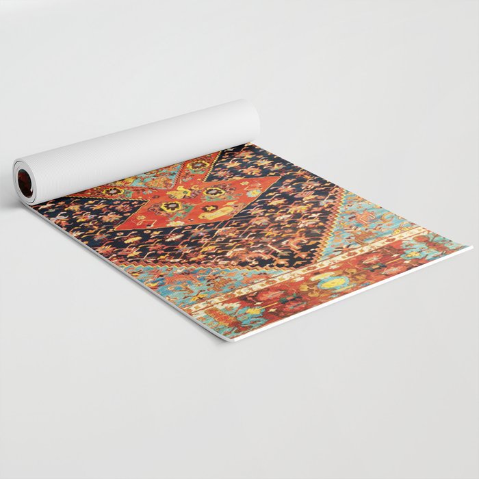 Bakshaish Antique Persian Carpet Print Yoga Mat Gallery Image 2