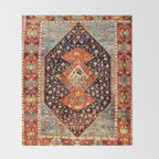 Bakshaish Antique Persian Carpet Print Throw Blanket Gallery Image 2