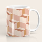Cuboid Geometric Abstract Shapes Pattern IX Coffee Mug Gallery Image 1