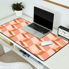 Cuboid Geometric Abstract Shapes Pattern IX Desk Mat Gallery Image 2
