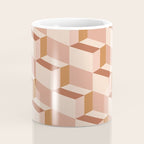 Cuboid Geometric Abstract Shapes Pattern IX Coffee Mug Gallery Image 4
