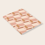 Cuboid Geometric Abstract Shapes Pattern IX Notebook Gallery Image 2