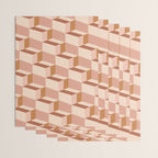 Cuboid Geometric Abstract Shapes Pattern IX Wrapping Paper Gallery Image 3