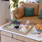 Matisse Style Abstract Cut Outs Illustrations Serving Tray Gallery Image 2