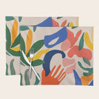 Matisse Style Abstract Cut Outs Illustrations Placemat Gallery Image 1
