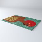 Portrait Of A Tropical Girl Rug Gallery Image 3
