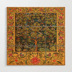 William Morris Tree Of Life,No, 02. Wood Wall Art Gallery Image 1