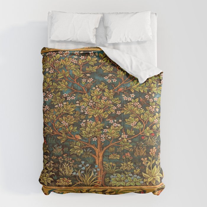 William Morris Tree Of Life,No, 02. Comforter Gallery Image 1