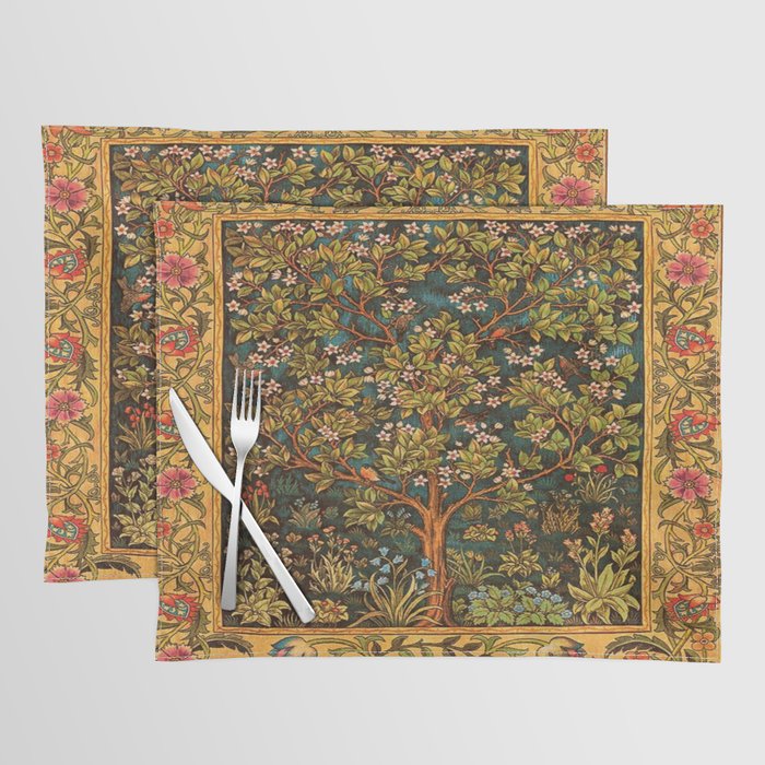 William Morris Tree Of Life,No, 02. Placemat Gallery Image 1