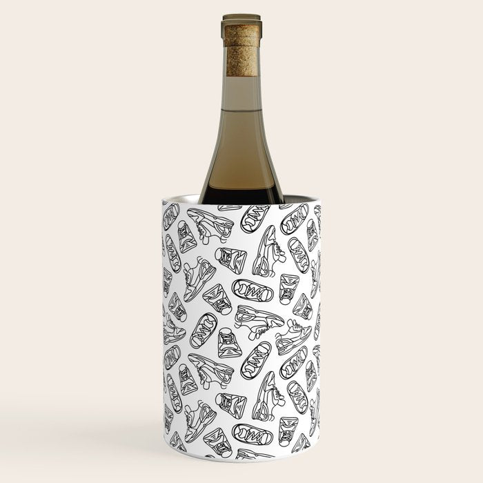 Sneakers // Black & White Wine Chiller Gallery Image 2