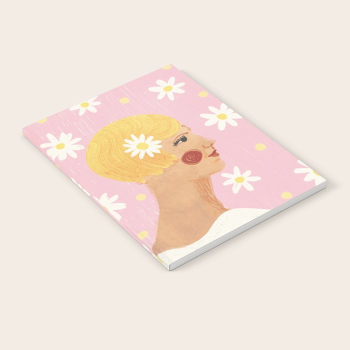 Girl who Loves Daisies Notebook Gallery Image 2