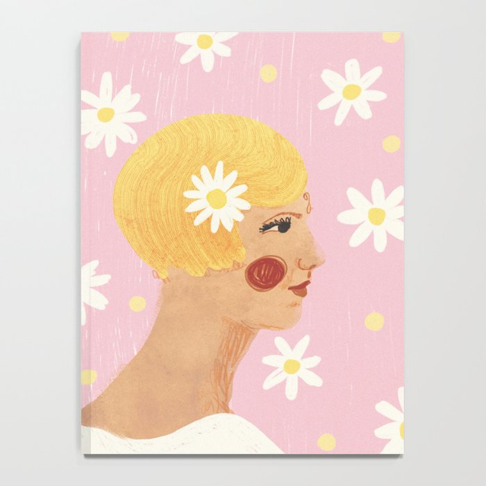 Girl who Loves Daisies Notebook Gallery Image 4