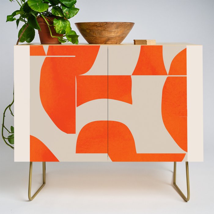 Minimal Geometric Shapes 225 Credenza Gallery Image 1