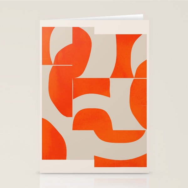 Minimal Geometric Shapes 225 Stationery Card Gallery Image 2