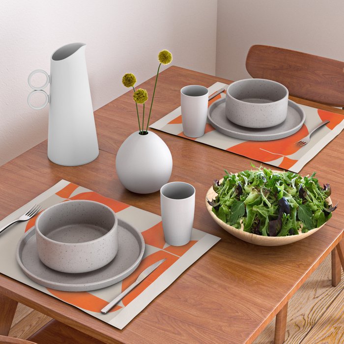 Minimal Geometric Shapes 225 Placemat Gallery Image 2