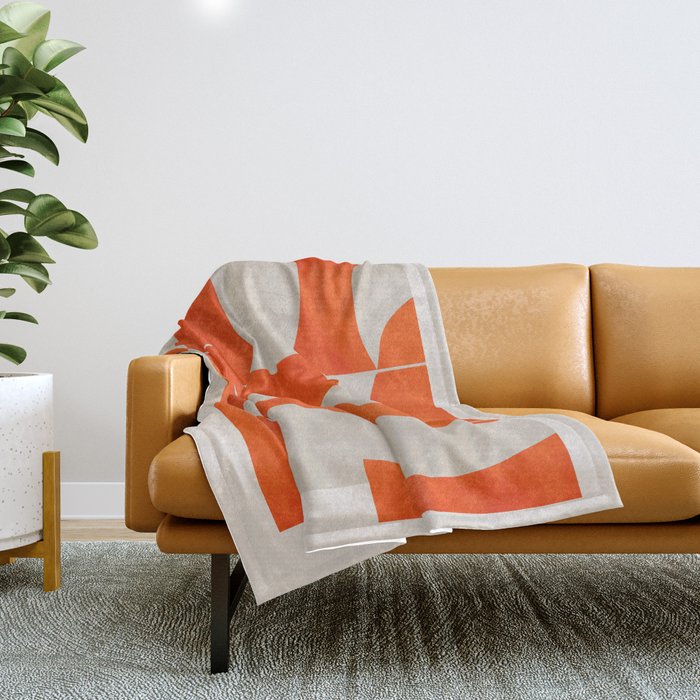 Minimal Geometric Shapes 225 Throw Blanket Gallery Image 1