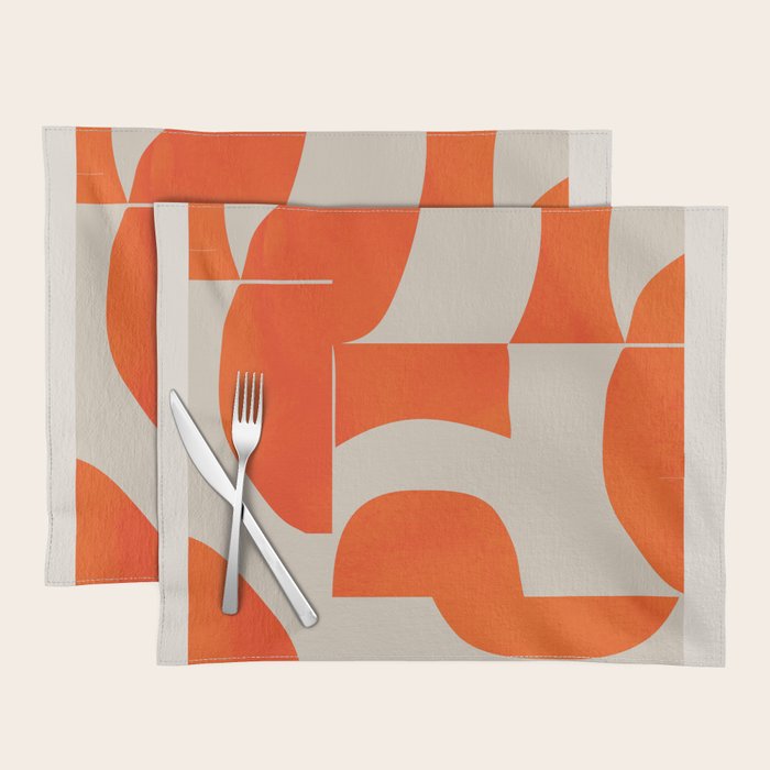 Minimal Geometric Shapes 225 Placemat Gallery Image 1
