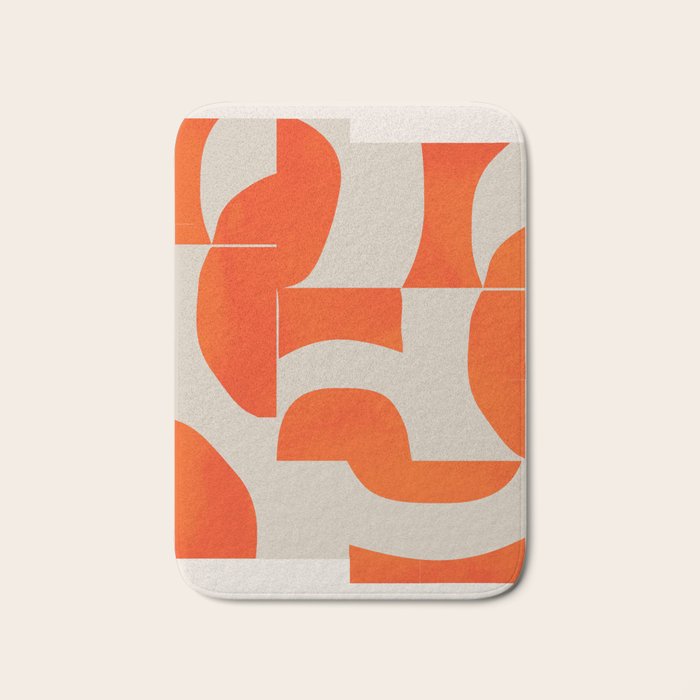Minimal Geometric Shapes 225 Bath Mat Gallery Image 1