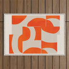 Minimal Geometric Shapes 225 Outdoor Rug Gallery Image 1