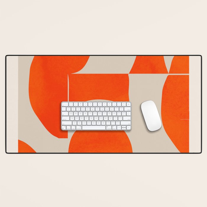 Minimal Geometric Shapes 225 Desk Mat Gallery Image 1