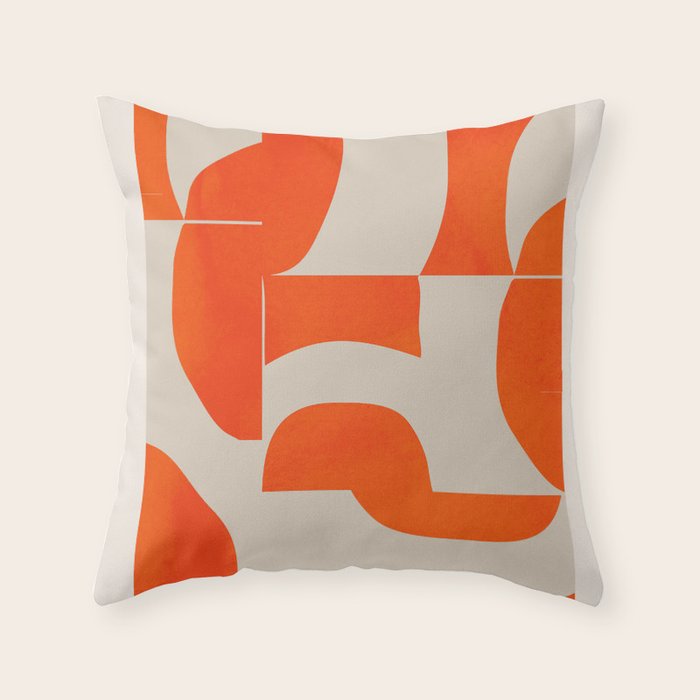 Minimal Geometric Shapes 225 Throw Pillow Gallery Image 6