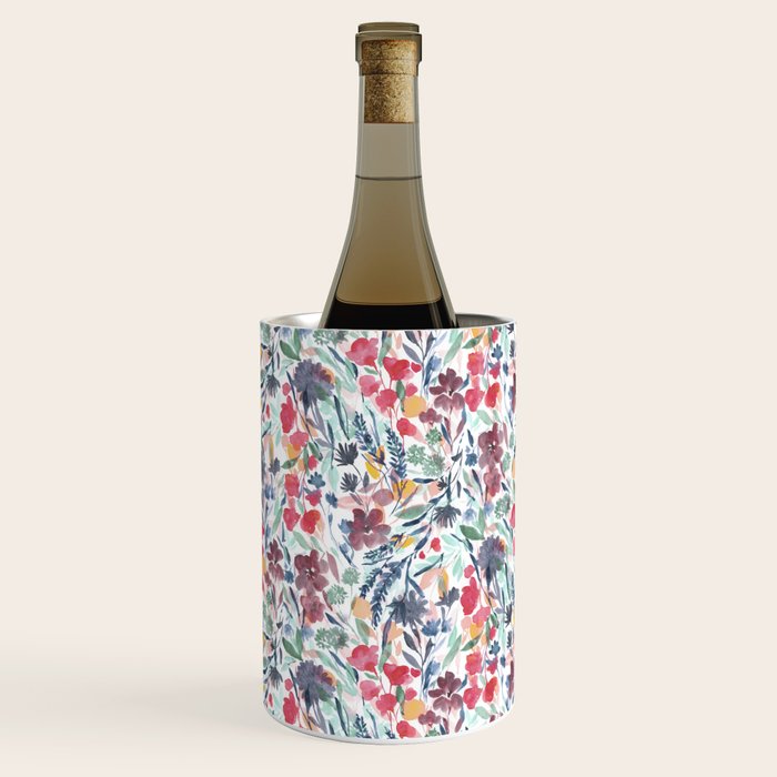 Upside Floral Deep Wine Chiller Gallery Image 1