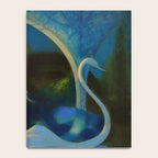 Swans (Night) Central Park, Gapstow Bridge New York by Joseph Stella Notebook Gallery Image 4