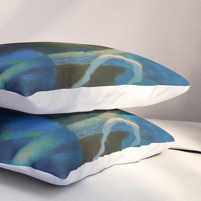 Swans (Night) Central Park, Gapstow Bridge New York by Joseph Stella Pillow Sham Gallery Image 3