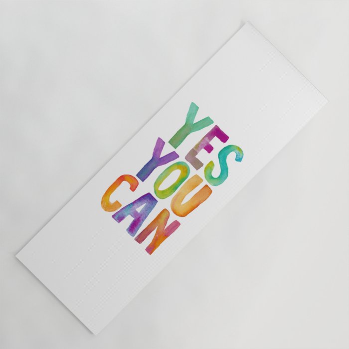 Yes You Can Yoga Mat Gallery Image 1