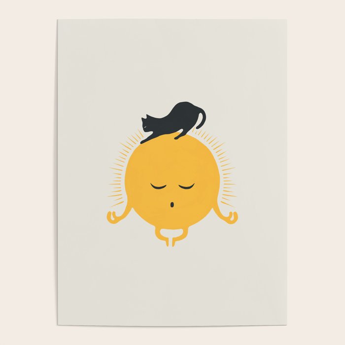 Good Meowâing 8 soulmate sun meditation  Poster Gallery Image 1