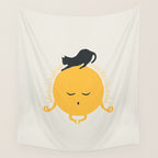 Good Meowâing 8 soulmate sun meditation  Wall Tapestry Gallery Image 4