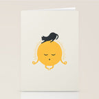 Good Meowâing 8 soulmate sun meditation  Stationery Card Gallery Image 2