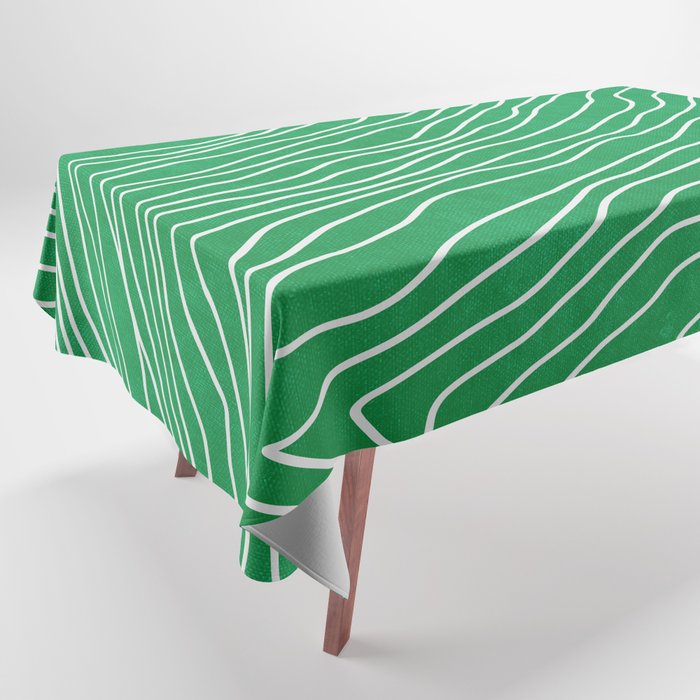 Strokes 04: Rain Forest Green Edition Tablecloth Gallery Image 1