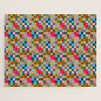 Colorful Checkerboard Jigsaw Puzzle Gallery Image 1