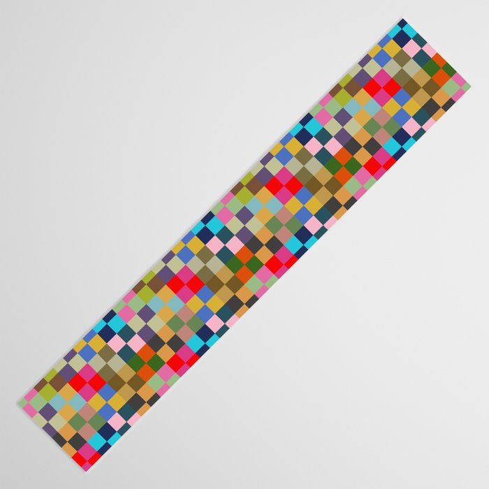 Colorful Checkerboard Table Runner Gallery Image 3