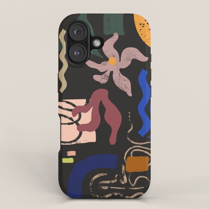 Abstract Floral 3 iPhone Case Gallery Image 1