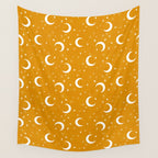 Goodnight Sky - Golden Ochre Wall Tapestry Gallery Image 4