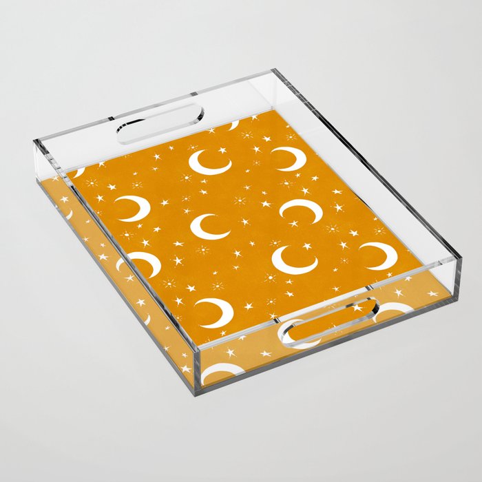 Goodnight Sky - Golden Ochre Acrylic Tray Gallery Image 1